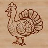 Christmas Dinner Companion SVG Graphic A colorful illustration of a farm animal commonly served at Christmas dinner.