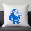 SVG illustration of Father Christmas Claus in festive attire