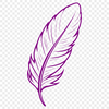 Free Vector Feather Clipart A free printable SVG vector design of a single feather with detailed texture.
