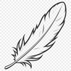 Free Clip Art Feather SVG Download A single feather design created in vector format.