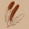 A high-quality vector illustration of a single feather, suitable for digital editing and printing.