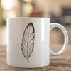 Free SVG Feather Design Download A high-resolution graphic of a bird's feather created using scalable vector graphics (SVG) design.