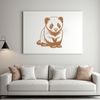 A simple illustration of a ferret in vector format.