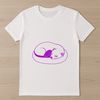 Sleeping Ferret Silhouette A silhouette of a sleeping ferret, ideal for Cricut and cutting machine users.