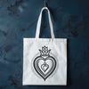 Sacred Heart Icon Design A vector illustration of the Sacred Heart symbol in a simple design.
