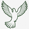 Symbolic Dove Perched on Branch A white dove perched on a branch, used as a symbol in various cultures and religions.