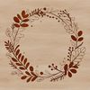 Free Vector Clip Art for Personal Use A decorative floral wreath designed as a vector graphic, ideal for various uses.