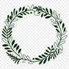Interconnected Elements SVG A floral wreath design made from interconnected elements, suitable for digital cutting machines like Cricut.