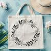 Elegant Vector Floral Garland Design A decorative floral wreath made up of intricate, layered elements, ideal for vector art projects.