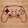 Game Controller Vector Graphics A vector graphic representation of a standard video game input device with multiple controls.