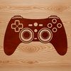 A sleek video game controller design A vector illustration of a video game controller.