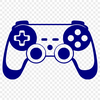 Gamepad Illustration with Joysticks and Buttons A digital game controller with buttons and joysticks, illustrated as a vector graphic.