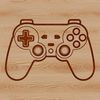 Gaming Controller Vector Design A digital game controller designed for video gaming, illustrated as a vector graphic.
