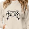 Beautiful Video Game Controller Vector A digital game controller with buttons and joysticks, suitable for vector design projects.