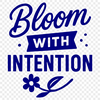 A digital vector quote about gardening with clean and simple typography.