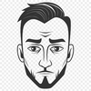 Vector Portrait Man A male figure designed in vector format.