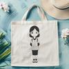 Beautiful Digital Art SVG A simple illustration of a young girl in a basic pose, suitable for digital design.