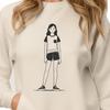 Cute Cartoon Girl Vector Character A young girl character designed as vector art, suitable for digital cutting machines.