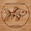Vector Goldfish Illustration A vector illustration of a single goldfish, suitable for personal or commercial use.