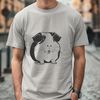 Adorable Cavy Clip Art Design SVG illustration of a guinea pig, ideal for personal or commercial use in designs requiring vector graphics.