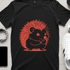 Vector Hedgehog Cartoon Character A cartoon hedgehog illustration in vector format.