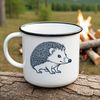 Cute Hedgehog Clip Art SVG Design An SVG design featuring a hedgehog as a clip art element.