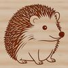 Prickly Portrait SVG Art A high-quality illustration of a prickly hedgehog, suitable for digital cutting and crafting.