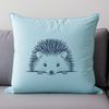 Quilled Cuddles A detailed illustration of a hedgehog, ideal for vector art projects and commercial designs.