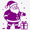 A classic illustration of Santa Claus in vector format for easy editing and customization.
