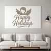 Vector illustration of inspirational Christmas quotes and phrases in a festive font.