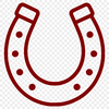SVG vector art of a horse shoe for free download and commercial use