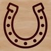 SVG horse shoe vector design for cutting machine and web design