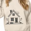 Free Residential Illustration A simple 2D representation of a residential house in vector format.