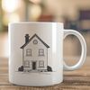 Editable Home Vector Illustration An editable vector design of a house suitable for cutting machines or laser engraving.