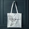 Detailed Hummingbird Vector Art An intricately detailed digital rendering of a hummingbird, designed as a scalable SVG graphic.