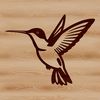 Free Vector Clipart of a Hummingbird A colorful hummingbird illustration created in vector format, suitable for use in various digital projects.