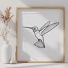 Colorful Bird SVG Graphics A colorful hummingbird illustration created as a vector art design.