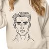 Male Figure Illustration Vector Graphic A male figure illustrated in a vector format.