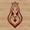 Detailed Christian Emblem Design A detailed illustration of the Immaculate Heart, a sacred symbol in various Christian traditions.