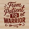 SVG graphic of inspirational cancer survivor quotes with simple layout.