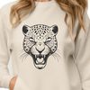 Beautiful Vector Jaguar Head A large cat's head with distinctive spots, depicted in vector format.