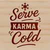 Motivational Karma Quote SVG A motivational quote about karma, suitable for personal use or commercial projects.