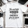 Motivational Karma Quote SVG Design A vector illustration of a motivational quote about karma, suitable for personal or commercial use.