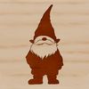 Mythical Knome Illustration A digital illustration of a standing mythical creature known as a knome, suitable for various design applications.