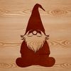 Relaxed Mythical Creature Illustration A mythical creature with a dwarf-like appearance, sitting in a relaxed pose.