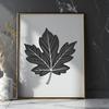 Free Vector Design for Crafting and Art A vector illustration of a single leaf with detailed shape and texture.
