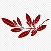 Green Leaf Vector Graphics A high-quality vector image of a single green leaf with detailed veins.