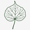 Free Editable Leaf Clip Art Design A single, detailed leaf illustration created as an editable vector graphic.