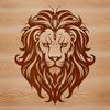 Vector Lion Clip Art Free Download A detailed illustration of a lion's head, showcasing its majestic features and ornate texture.