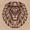 Beautiful Big Cat SVG Artwork An SVG vector art design featuring the majestic head of a big cat.